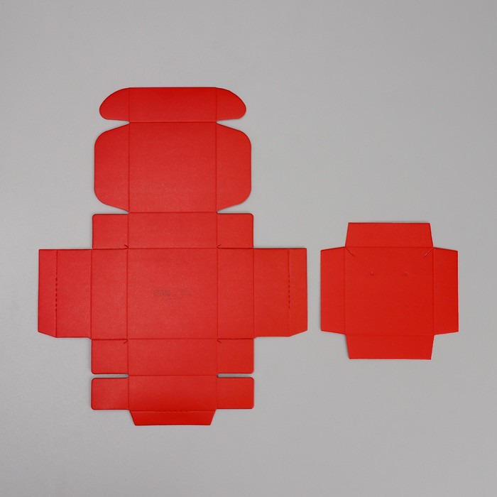 Коробка под бижутерию двухсторонняя «Красная», 7.5 × 7.5 × 3 см