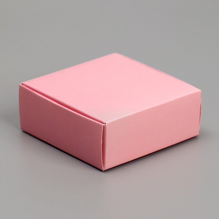 Коробка под бижутерию двухсторонняя «Розовая», 7.5 × 7.5 × 3 см