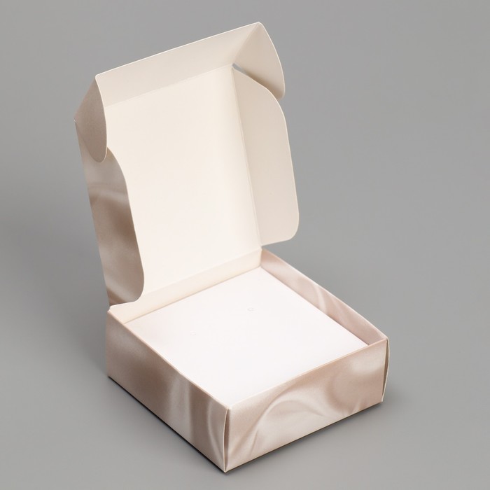 Коробка под бижутерию «Шелк», 7.5 × 7.5 × 3 см