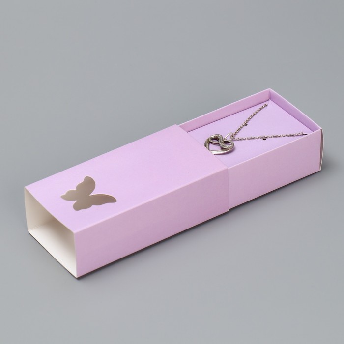 Коробка под бижутерию «Лаванда», 10 × 5 × 3 см