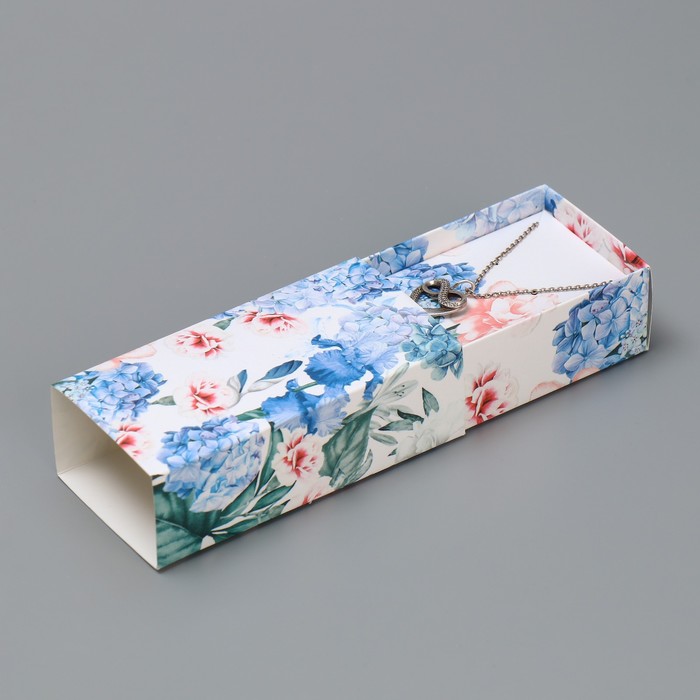 Коробка под бижутерию «Цветы», 10 × 5 × 3 см