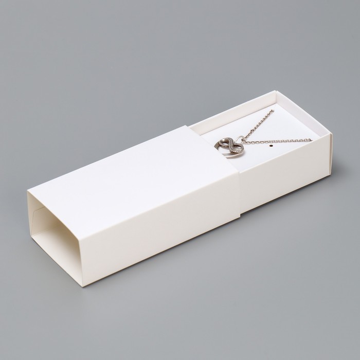 Коробка под бижутерию «Белая», 10 × 5 × 3 см