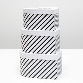 

Набор коробок 3 в 1 Сердце, 24.5x24.5x13-22.5x22.5x12-20.5x20.5x11 cm