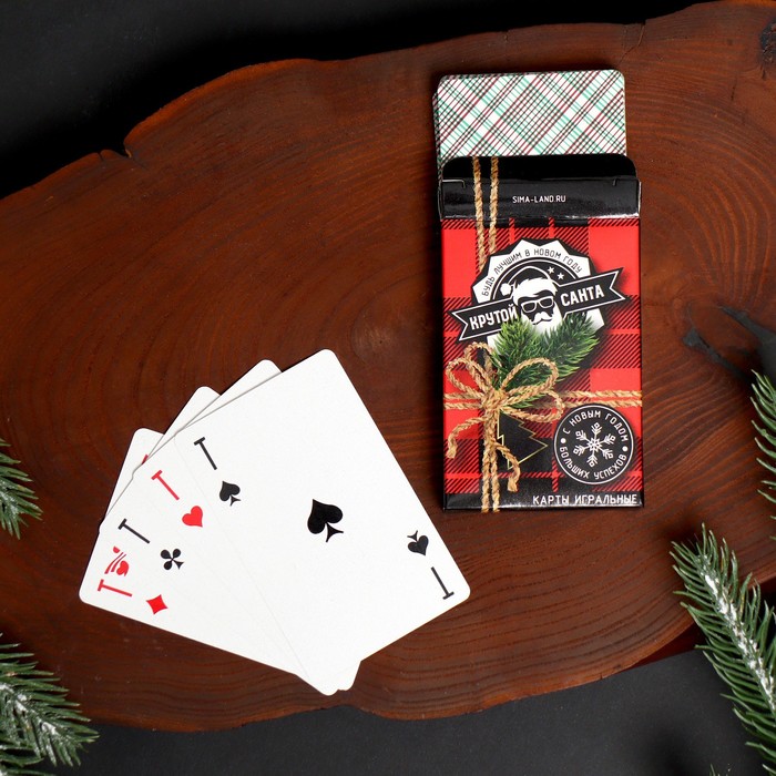 Подарочный набор "Время отмечать!": карты игральные, рюмки, 3 шт.