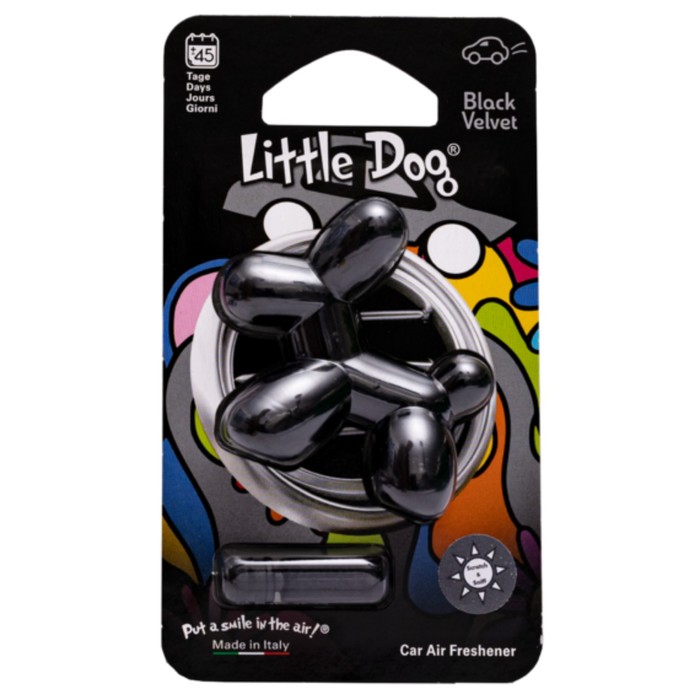 

Ароматизатор на дефлектор Little Dog Black Velvet, Черный бархат