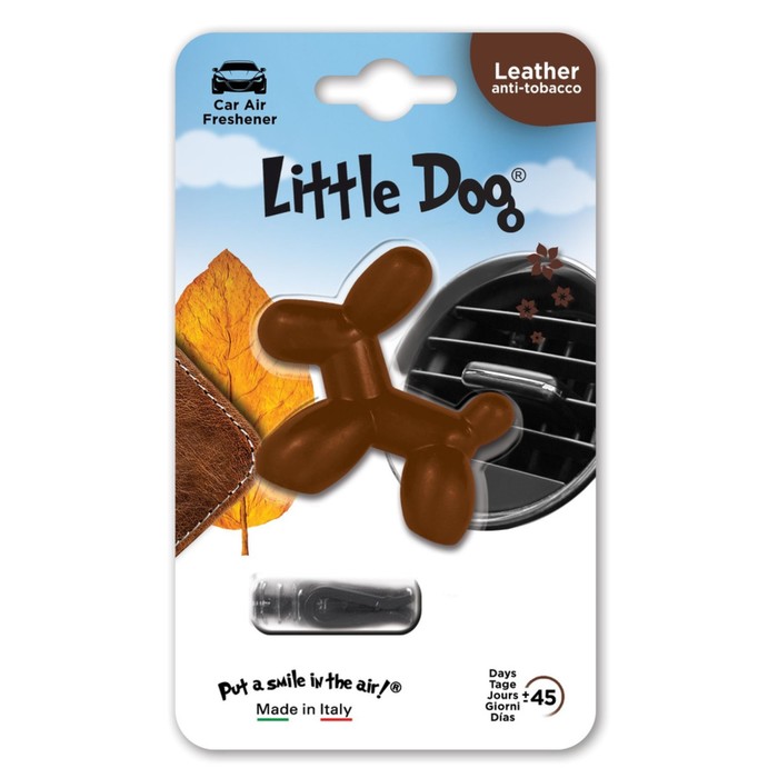 Ароматизатор на дефлектор Little Dog Leather, Новая кожа