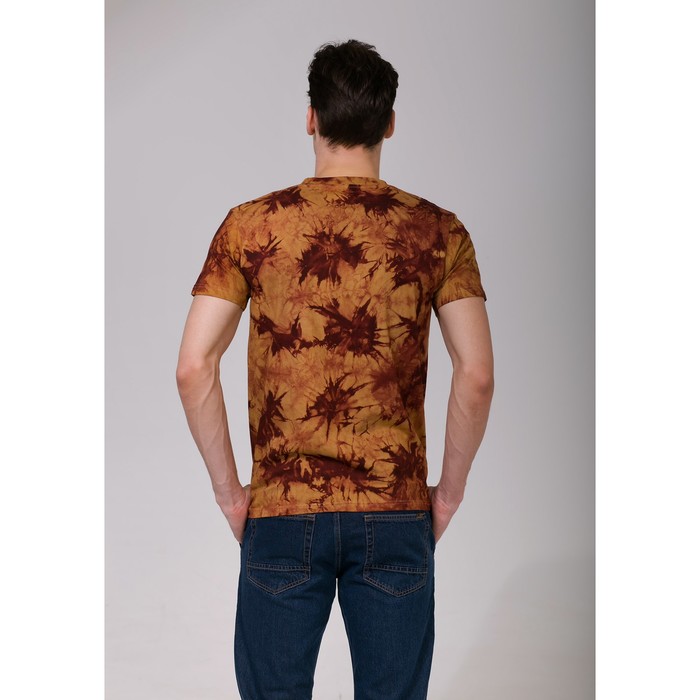 Футболка мужская Collorista 3D Tiger, размер S (44), цвет коричневый