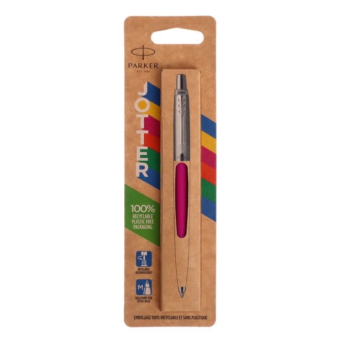 Ручка шариковая Parker Jotter K60 Originals Color Plastic 2019 Pink СT M 1,0 мм, син 2168940