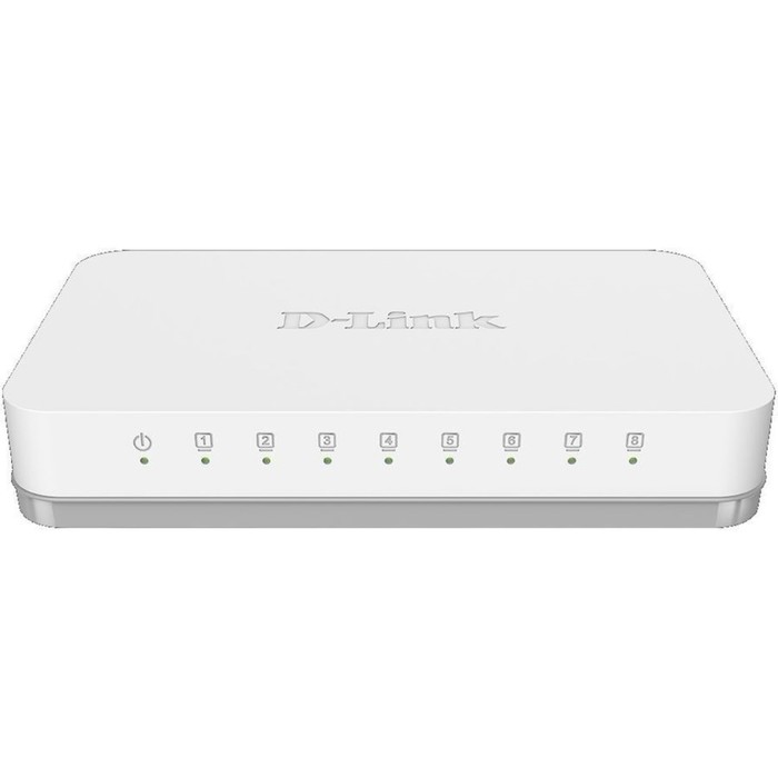 

Коммутатор D-Link DGS-1008A/F1A, неуправляемый, 8х10/100BASE-TX