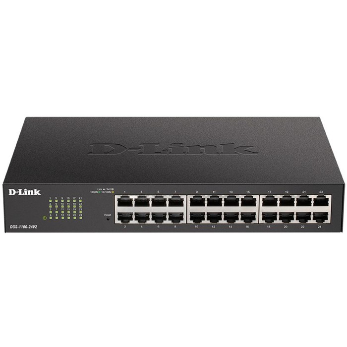 

Коммутатор D-Link DGS-1100-24V2/A, настраиваемый, 24х10/100/1000BASE