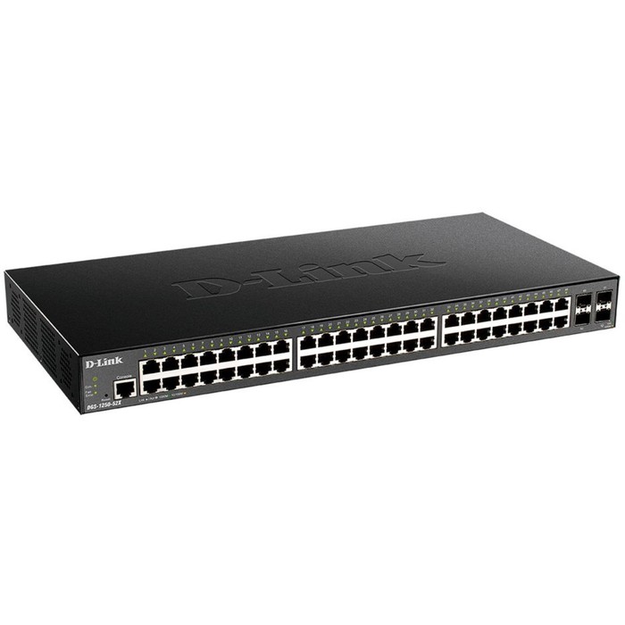 

Коммутатор D-Link DGS-1250-52X/A1A, настраиваемый, 48х10/100/1000BASE-T