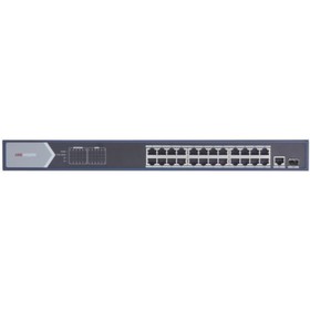 

Коммутатор Hikvision DS-3E0526P-E, неуправляемый, 25х10/100/1000BASE-T