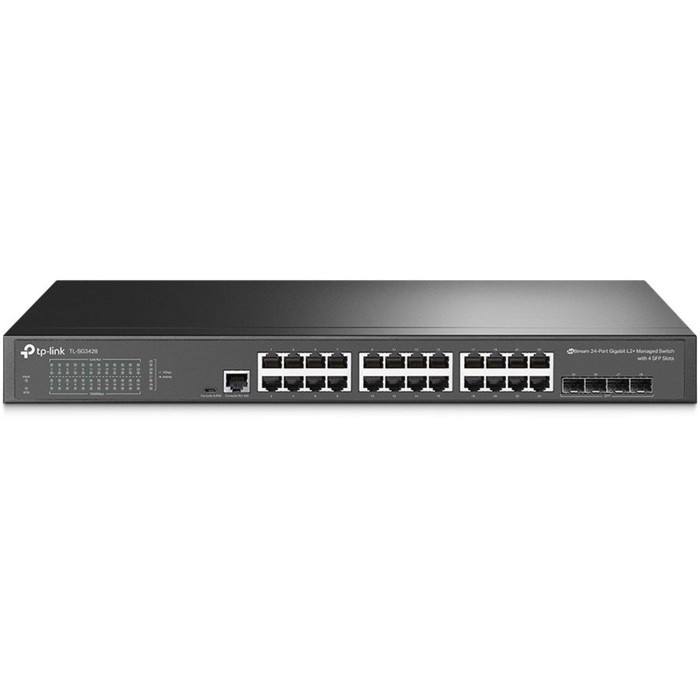 Коммутатор TP-Link JetStream TL-SG3428, управляемый, 24х10/100/1000BASE-T