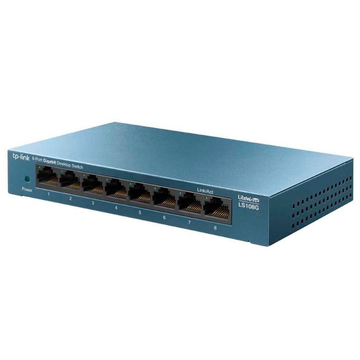 

Коммутатор TP-Link LS108G, неуправляемый, 8х10/100/1000BASE-T