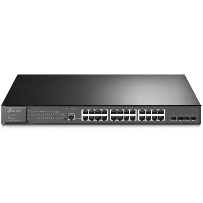 

Коммутатор TP-Link TL-SG3428MP, управляемый, 24х10/100/1000BASE-T