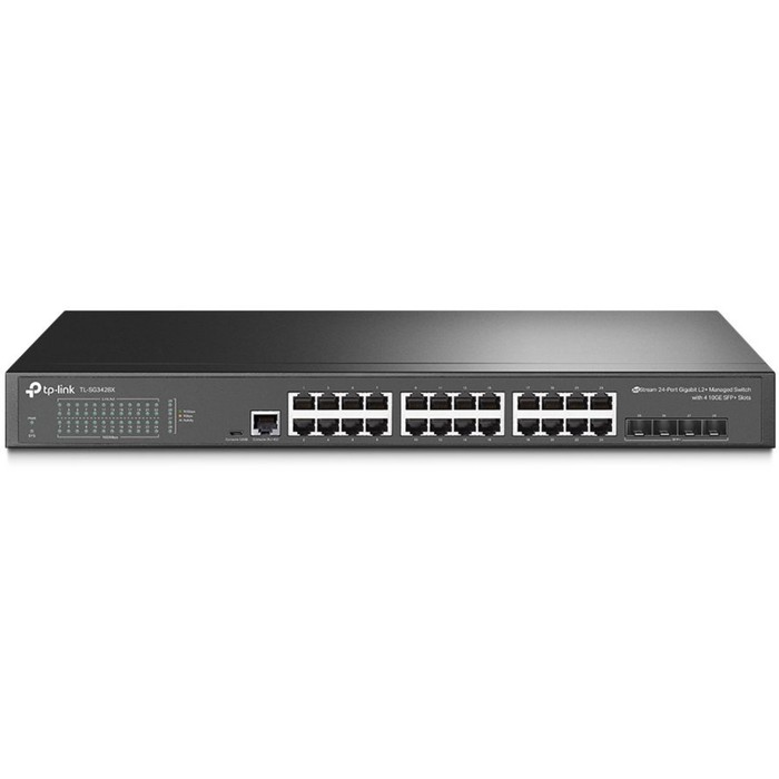 

Коммутатор TP-Link TL-SG3428X, управляемый, 24х10/100/1000BASE-T