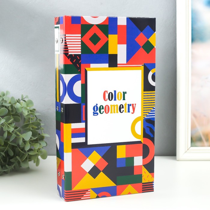 

Фотоальбом на 300 фото 10х15 см "Color geometry" 33,5х17,5х5 см