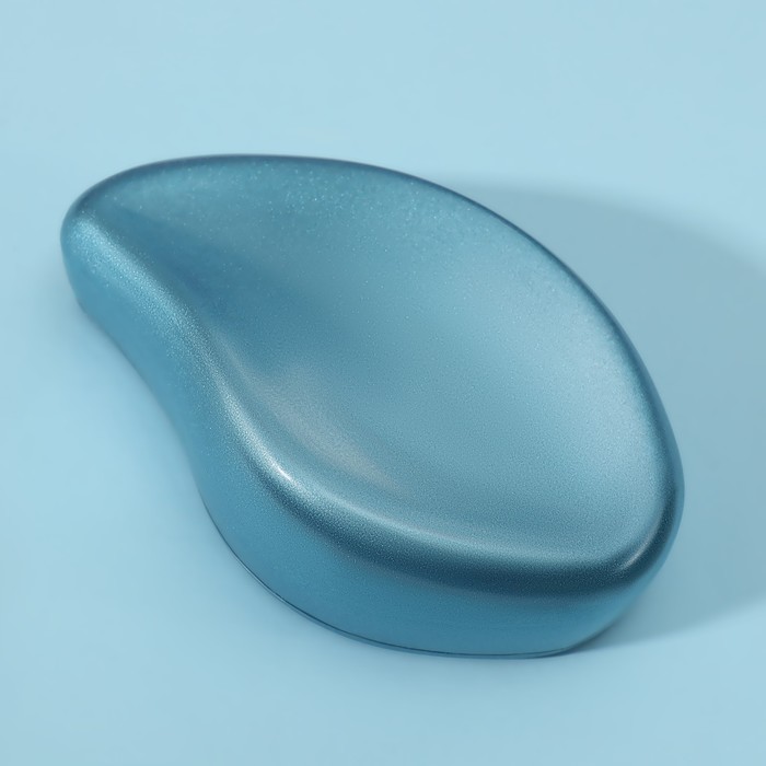Стеклянная нано-тёрка для ног, 10,5 × 5,5 × 3,3 см, цвет голубой