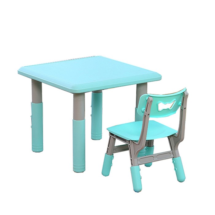 цена Комплект детской мебели: стол и стульчик, цвет ментол