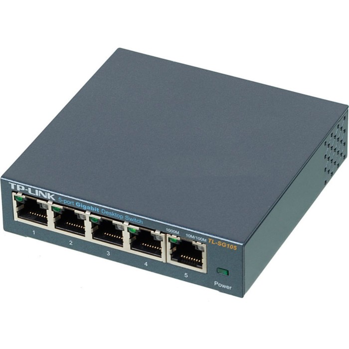 

Коммутатор TP-Link TL-SG105S, неуправляемый, 5х10/100/1000BASE-T