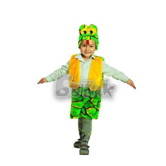 Карнавальный костюм «Змейчик» (премьер мех), рост 122 см