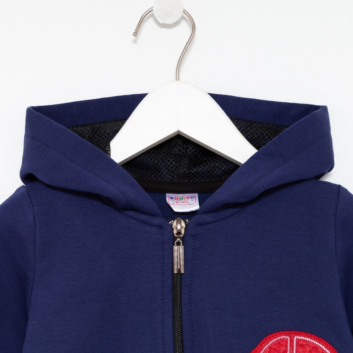 фото Комбинезон для мальчика, цвет синий/машинка, рост 86 см bonito