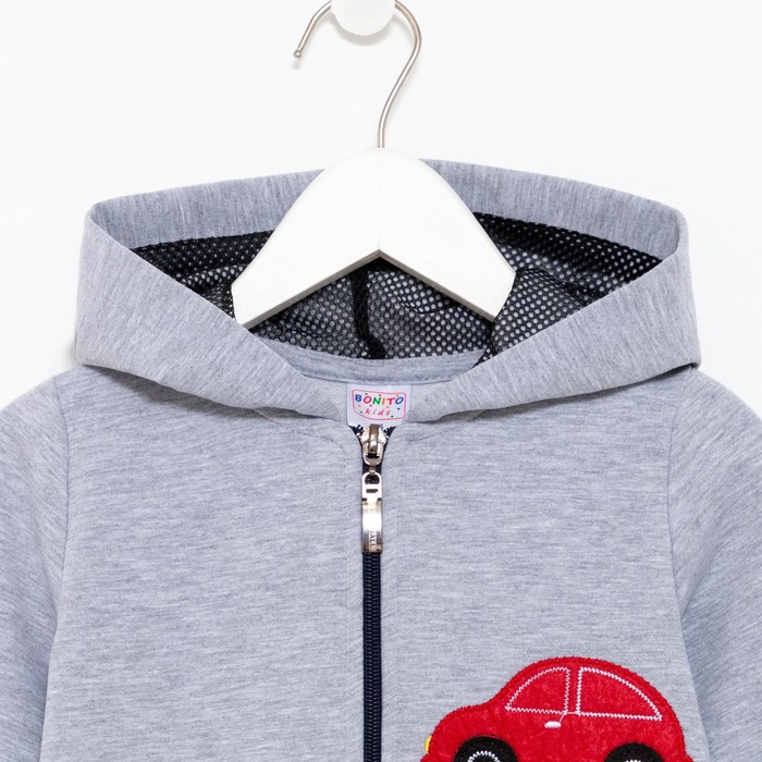 фото Комбинезон для мальчика, цвет серый, рост 86 см bonito