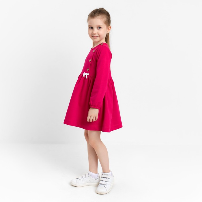 

Платье для девочки, цвет фуксия, рост 104 см