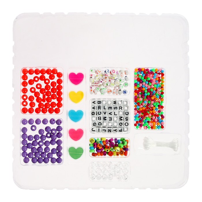 фото Набор для творчества «создай своё украшение», 600 бусин и шармов эврики