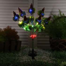 Садовый светильник на солнечной батарее «Можжевельник», 75 см, 28 LED, свечение мульти