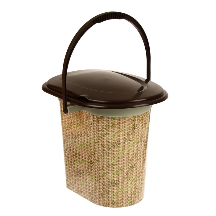 Ведро-туалет, 17 л, «Плетёнка»