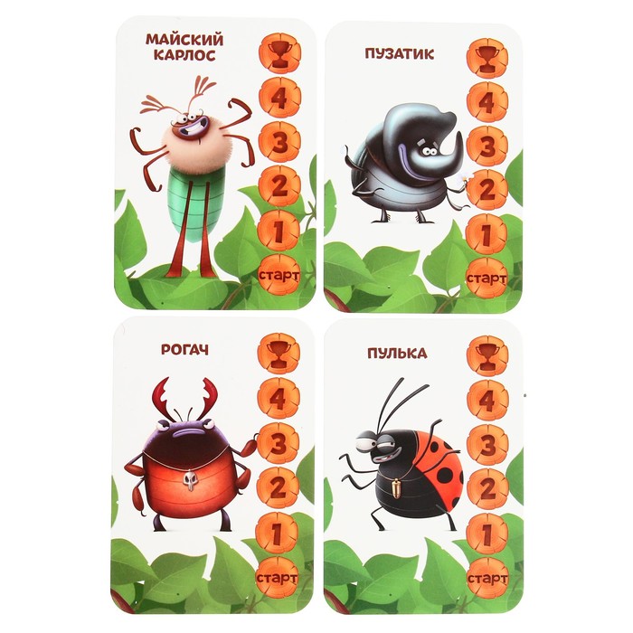 Настольная игра "Чумовые жуки" 98 карточек. 4660136223207