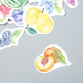 

Наклейки для творчества "Фруктовый бум" набор 45 шт 4,4х4,4х1,1 см