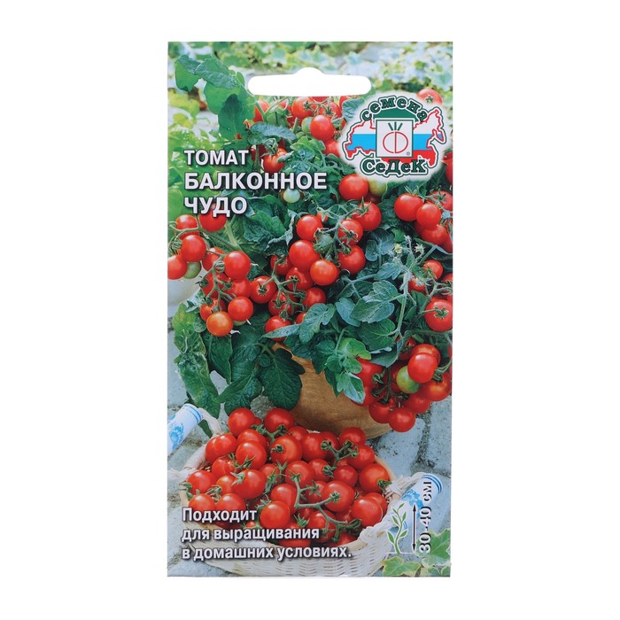Семена Томат Балконное чудо, цв/п, 0,1 г базилик овощной балконное чудо 0 25 гр цв п штайнерт