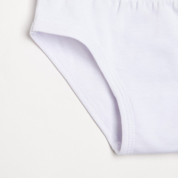 Трусы для девочки, цвет белый, рост 116 см