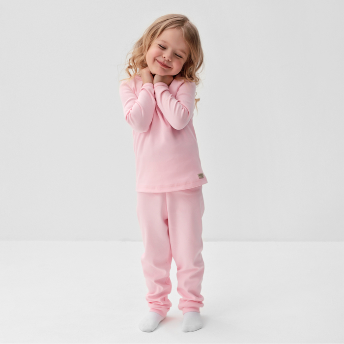 Пижама детская MINAKU, цвет розовый, рост 80-86 см minaku пижама детская minaku цвет розовый рост 104 110 см