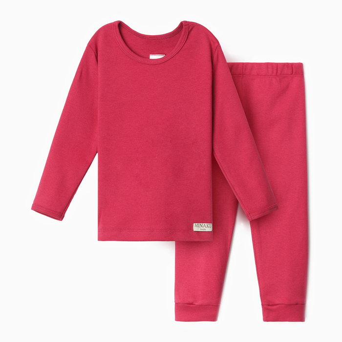 Пижама детская MINAKU, цвет фуксия, рост 98-104 см minaku пижама детская minaku цвет розовый рост 104 110 см
