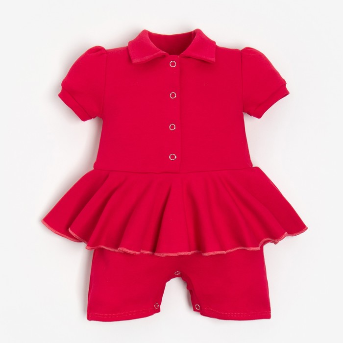 Боди-платье детское MINAKU, цвет фуксия, рост 86-92 см боди платье детское minaku цвет фуксия рост 86 92 см
