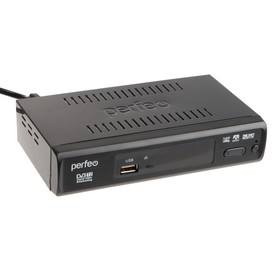 

Приставка для цифрового ТВ Perfeo "LEADER", FullHD, DVB-T2, HDMI, DP, USB, Wi-Fi, чёрная 9383