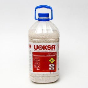 Противогололёдный материал UOKSA Актив -30 С, бутылка, 5 кг Ош