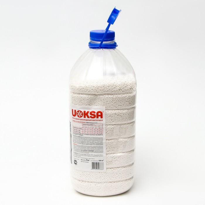 Хлористый кальций UOKSA, бутылка, 5 кг