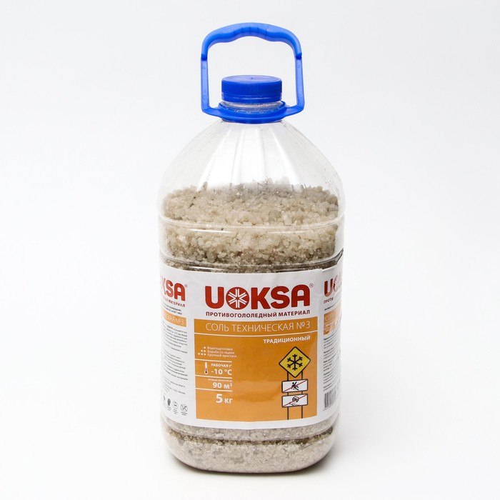 Реагент UOKSA Техническая соль 3, бутылка, 5 кг