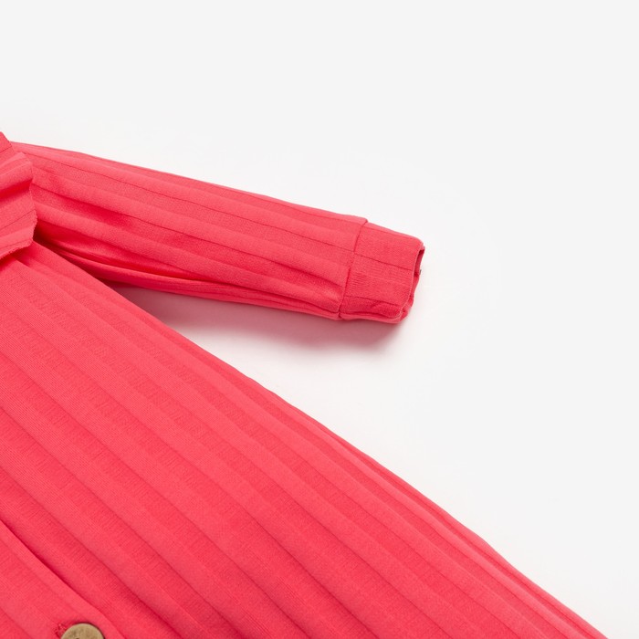 фото Комбинезон для девочки, цвет тёмно-розовый, рост 74 см bonito