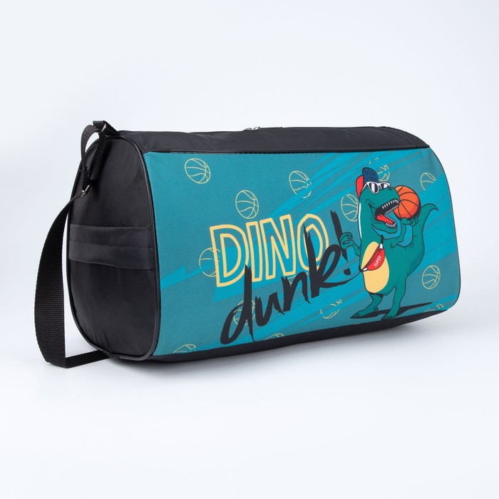 фото Сумка спортивная на молнии, наружный карман, цвет синий/чёрный nazamok kids