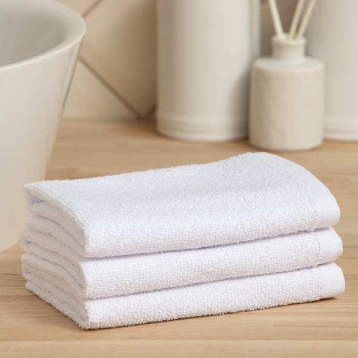 

Салфетка махровая универсальная для уборки Экономь и Я, белый, 100% хлопок, 350 гр/м2