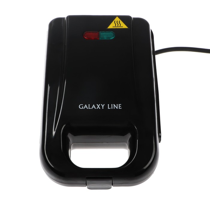 Электровафельница Galaxy GL 2972, 750 Вт, венские вафли, антипригарное покрытие, чёрная