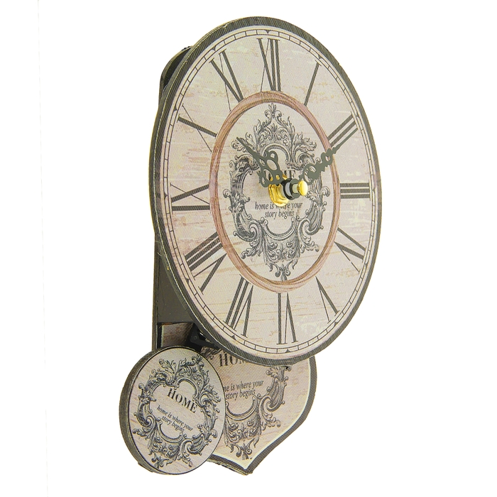 Часы настенные интерьерные с маятником "Home"