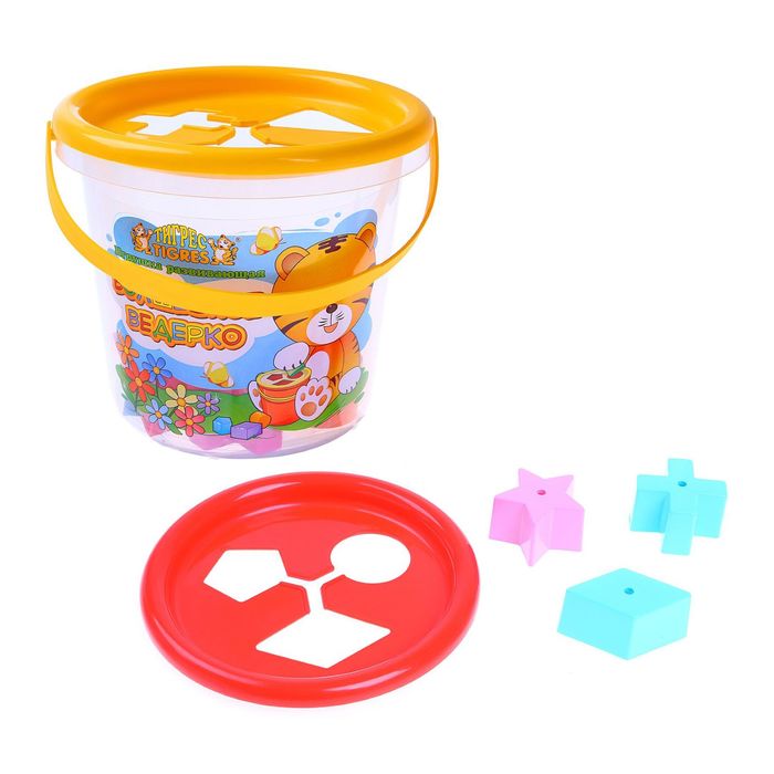 Игрушка развивающая «Волшебное ведёрко», 15 элементов, МИКС