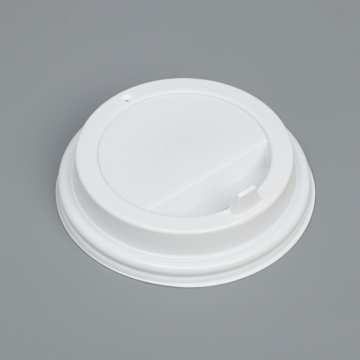Крышка одноразовая для стакана Белая диаметр 90 мм