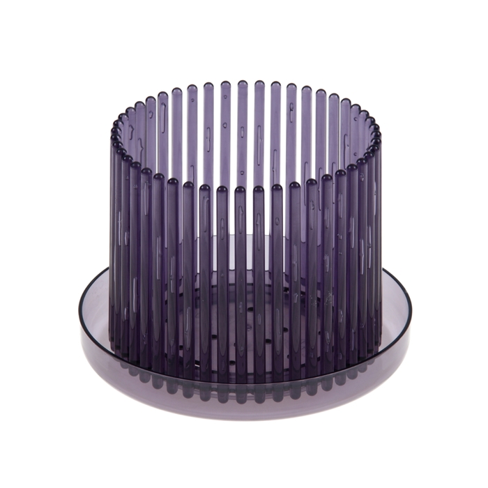 Горшок для орхидеи "Корона", цвет фиолетовый